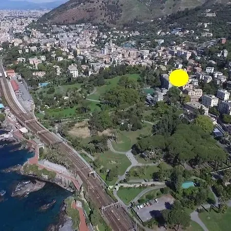 Eleganza In Centro A Nervi, A 2 Passi Dal Mare.